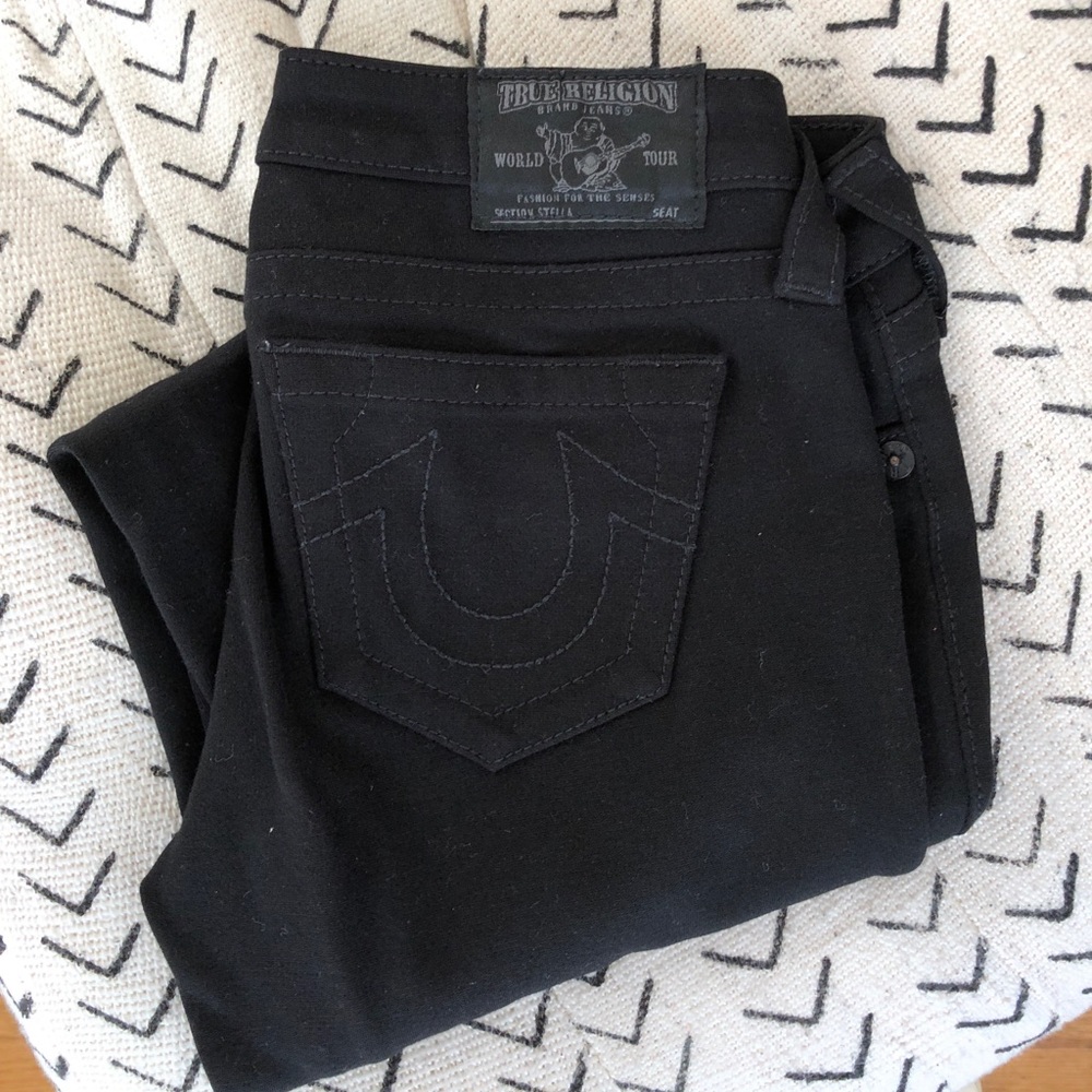 True Religion Black Stretch Pant